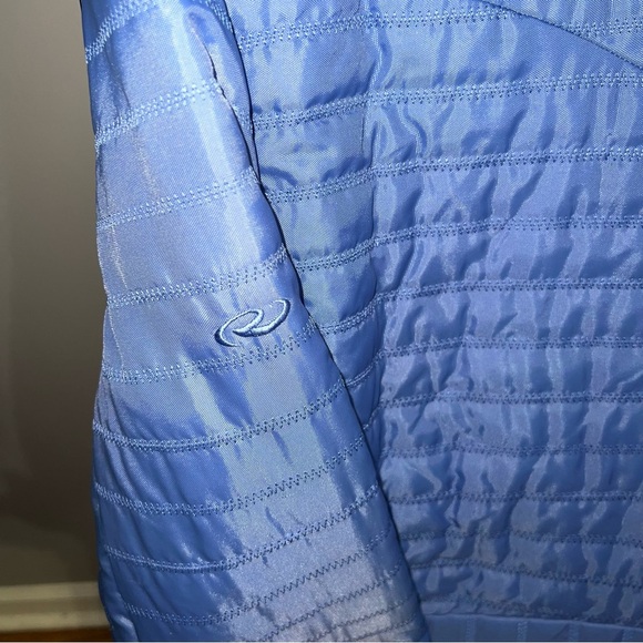 Roper women’s puffer jacket size M, zip up, pre owned blue - Picture 3 of 11